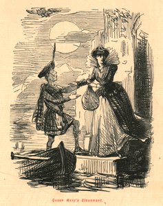 Queen Marys Elopement, 1897. tekijältä John Leech