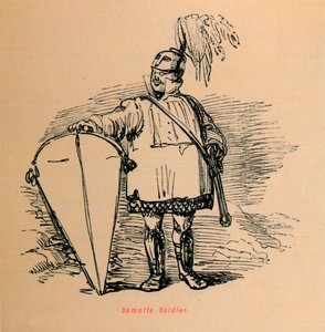 Samnite-sotilas, 1852 tekijältä John Leech