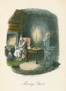 Kohtaus Charles Dickensin joululaulusta, 1843