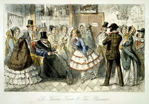 Vettä Handley Spassa, 1845 tekijältä John Leech