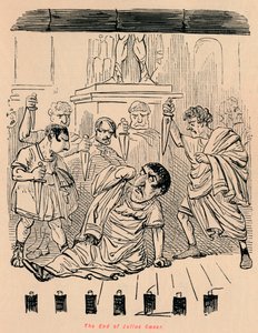Julius Caesarin loppu, 1852 tekijältä John Leech