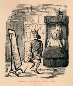 Walesin prinssin Henryn sopimaton käytös, 1860, 1860 tekijältä John Leech