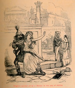 Virginia, jonka kätyri kuljetti Appiuksen palkkana, 1852 tekijältä John Leech