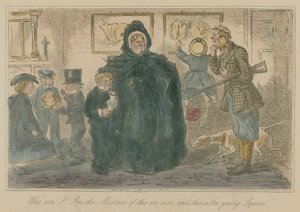 Kuka olen! Olen tämän entisen talon emäntä - ja tämä on nuori Squire tekijältä John Leech