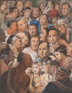 Tableau of Indian Faces, 1811-n. 1813.