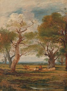 Maisema hahmoilla tekijältä John Linnell