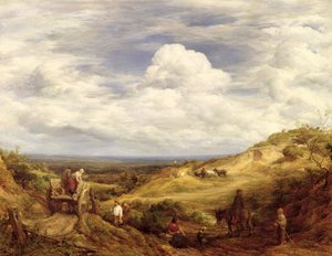 Sand Pits, Hampstead Heath, 1849 tekijältä John Linnell