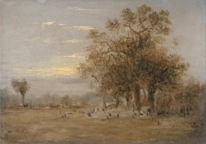 Lampaiden laiduntaminen tekijältä John Linnell