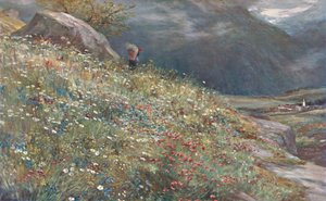 Alppien niitty, 1800-luvun loppu - 1900-luvun alku.