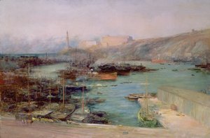 Huonekalut ja erilaiset esineet 1100- ja 1300-luvuilta tekijältä John MacWhirter