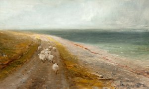 Kuljetut lampaat tekijältä John MacWhirter