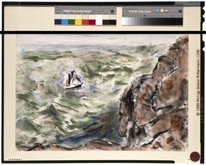 Cape Split ja vene tekijältä John Marin