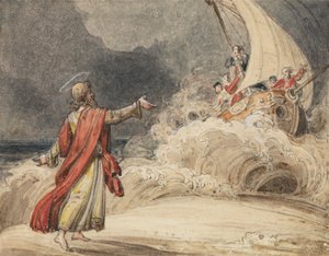 Kristus pysäyttää myrskyn tekijältä John Martin