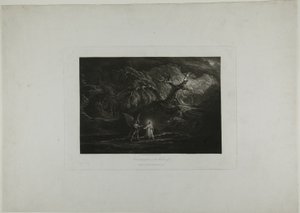 Kristus kiusattu erämaassa tekijältä John Martin