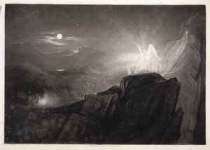 Kuvitus Paradise Lostista tekijältä John Martin