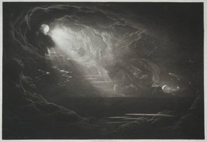Kadonnut paratiisi: Valon luominen, 1824. tekijältä John Martin