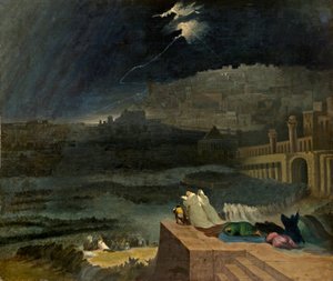 Niniven parannus, noin 1840. tekijältä John Martin