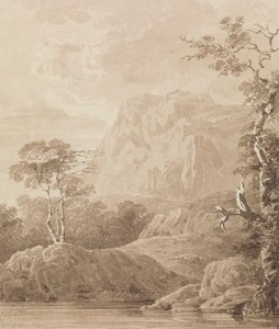 Kalliojoen maisema tekijältä John Martin