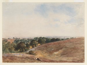 Näkymä South Downsille tekijältä John Martin