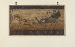 Majatalokyltti: J. Carter verso, 1940.