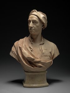 Miehen rintakuva, luultavasti Peter Tillemans (1684-1734) 1727 (terrakotta)