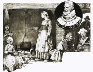 Siksi... Suurilla ruokalajeilla on ranskalaiset nimet. Ranskan kuningas Henrik IV tekijältä John Millar Watt