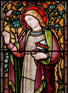 Edstaston, St Mary, Lavers & Barraud, John Millner Allen (1827-1902), Mary Magdalene, 1865.