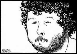 BIRTWISTLE, Harrison - karikatyyri John Minnion englantilainen säveltäjä English composer tekijältä John Minnion