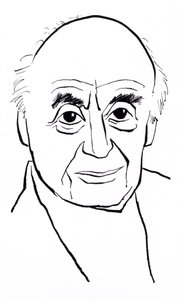 Berthold Goldschmidt, karikatyyri tekijältä John Minnion