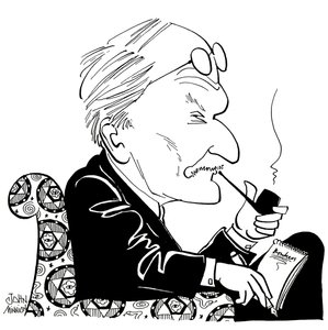 C G Jung, John Minnionin karikatyyri.
