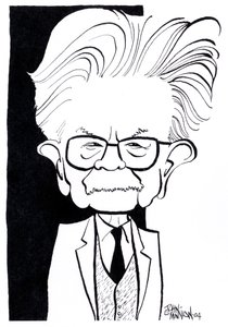 Elias Canetti, karikatyyrit tekijältä John Minnion