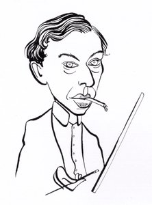 Ernst Ludwig Kirchner, karikatyyri tekijältä John Minnion