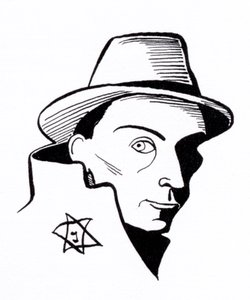 Felix Nussbaum, karikatyyri tekijältä John Minnion