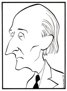 Frederick Delius - John Minnionin karikatyyri - englantilainen säveltäjä - 29. tammikuuta 1862 - 10. kesäkuuta 1934 tekijältä John Minnion