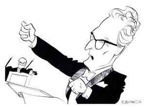 Otto Klemperer - karikatyyrit tekijältä John Minnion