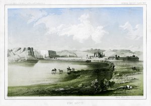Fort Benton, Montana, Yhdysvallat, 1856 tekijältä John Mix Stanley