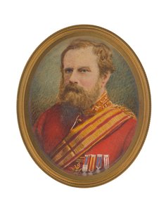 Kenraaliluutnantti David Pott (1812-1881) esikunnan univormussa