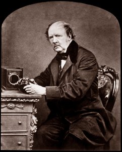 Muotokuva William Henry Fox Talbotista (1800-1877). Englantilainen fyysikko ja valokuvauksen pioneeri, 1864.