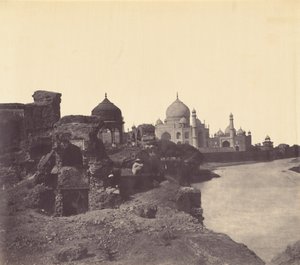 Taj Mahal idästä,c. 1858-1862 (kuva) tekijältä John Murray