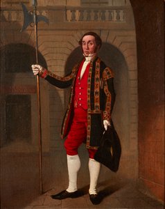 Edinburghin kaupungin virkamiehen muotokuva (öljyä aluksella) tekijältä John Myles