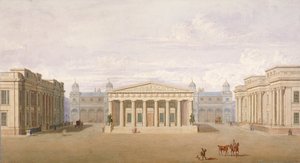 Trafalgar Square, Westminster, Lontoo, 1828 tekijältä John Nash