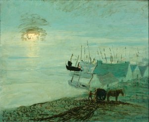 Rantakuva (1929.6.79A:n kääntöpuoli) tekijältä John Noble