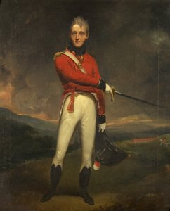 Luutnantti John Burge (öljy kankaalle)
