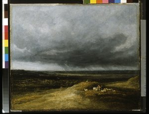 Lähestyvä myrsky (öljy kankaalle)