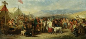 Luonnos "A Scotch Fair" -messuille tekijältä John Phillip