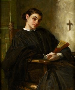 Noia espanyola (oli sobre tela)finès tekijältä John Phillip