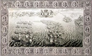 Armada (kaiverrus kuvakudoksesta) tekijältä John Pine