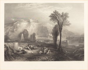 Ehrenbreitstein tekijältä John Pye after Joseph Mallord William Turner