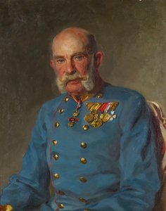 Keisari Franz Joseph I itävaltalaisen marsalkan palveluspuvussa