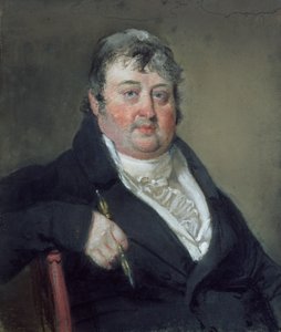 Julius Caesar Ibbetsonin (1759-1817) muotokuva (pastelli paperille) tekijältä John Raphael Smith